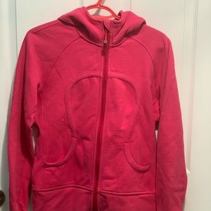 Lululemon Scuba Hoody - Pink - Size 10